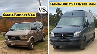 $4,000 BUDGET Conversion Van VS. $40,000 HAND-BUILT Sprinter RIG!