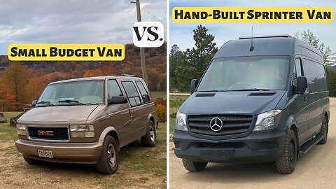 $4,000 BUDGET Conversion Van VS. $40,000 HAND-BUILT Sprinter RIG!