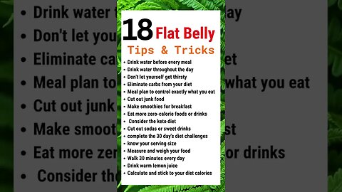 How to lose flat tummy | Best tips and tricks for losing belly fat | Flat stomach Tips #Shorts