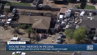 House fire heroes take action in Peoria