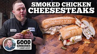 Smoked Chicken Cheesesteaks in the 22" XL Griddle Pellet Grill Combo