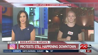 Recap of the first night of protests in downtown Bakersfield