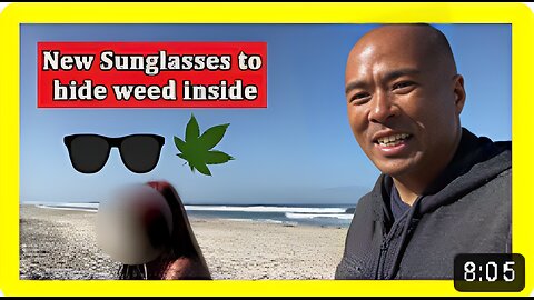 New sunglasses you can hide joints inside it that everyone who smokes weed needs to get Vicerays
