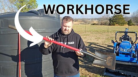 Value MaxX Red Rooster Dirt Shovel | A Farm Workhorse