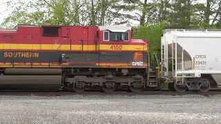 Norfolk Southern 309 Manifest Mixed Freight Train with BNSF and KCS from Berea, Ohio May 6, 2023