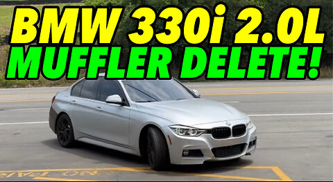 2018 BMW 330i 2.0L Turbo w/ MUFFLER DELETE!