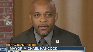 Denver Mayor Michael Hancock promises to keep city safe, welcoming