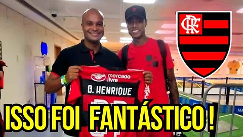 ISSO FOI INCRÍVEL!!! BRUNO HENRIQUE DEU CAMISA DO GOL PARA REPORTER É TRETA!!! NOTÍCIAS DO FLAMENGO