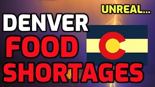 UNREAL VIDEO - MASSIVE Food Shortages in Denver, Colorado - October 14, 2022