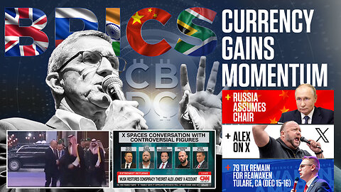 General Flynn | Alex Jones Is Back!!! + "Whether You Believe Revelation Or Not The Evil Globalists Are Building the Mark of the Beast Cashless Society." - Alex Jones On Tucker Carlson + BRICS Currency Builds Momentum As Putin BRICS 2024 Chair