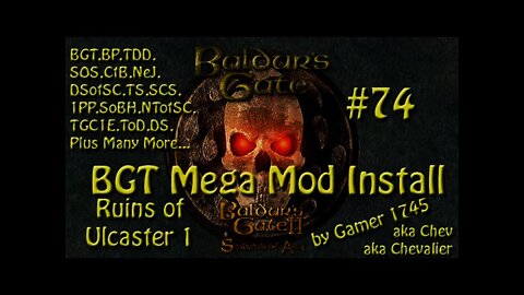 Let's Play Baldur's Gate Trilogy Mega Mod Part 74 - Ruins of Ulcaster
