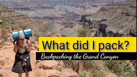 Gear List for Backpacking the Grand Canyon