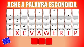 ACHE A PALAVRA ESCONDIDA | 20 PALAVRAS PARA TESTAR SEU CÉREBRO