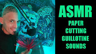 ASMR | Paper Cutting With Guillotine (No Talking - No Whispering)