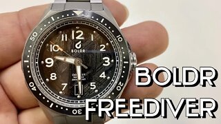 BOLDR Odyssey Freediver Meteor Watch Review