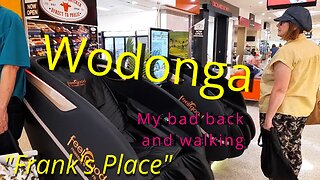 Wodonga, bad back and walking