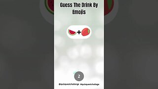 Guess the Drink by Emojis #shorts