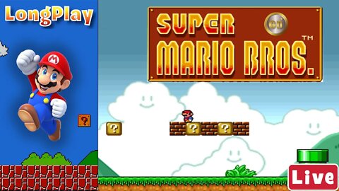 [🔴Live] Super Mario Bros 1 Longplay