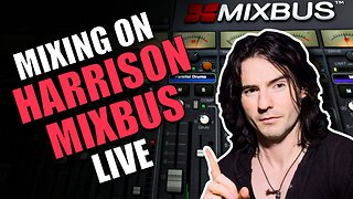 Mixing Background Music for Video | Harrison Mixbus Mixing Session Live