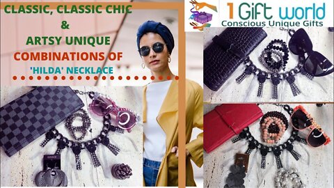 Combination Ideas of Beautiful 'Hilda' Necklace - the Choker/Festoon Necklace