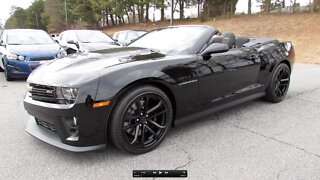 2013 Chevrolet Camaro ZL1 Convertible Start Up, Exhaust, and In Depth Review