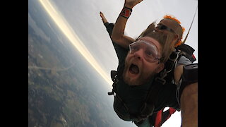 Gosh Darn Dad Goes Skydiving!