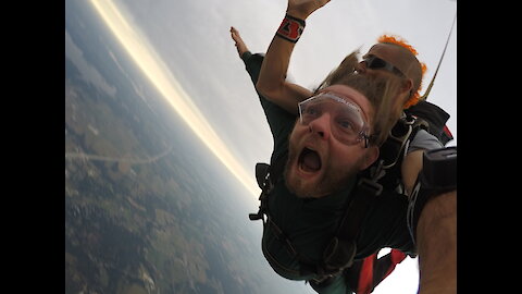 Gosh Darn Dad Goes Skydiving!