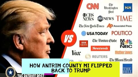 EVIDENCE HOW ANTRIM COUNTY MI FLIPPED BACK TO TRUMP