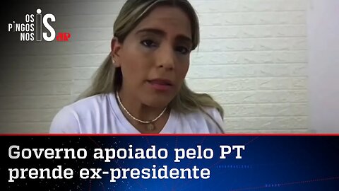 Exclusivo: Filha de Jeanine Añez detalha prisão da mãe pela esquerda boliviana