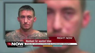 Manhunt for wanted felon, stolen vehicle found in Guernsey County