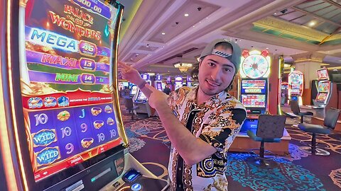 The MEGA Mandalay Bay Slot Machine! (Las Vegas Low Roller Slot Play)