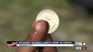 Orlando student denied lunch