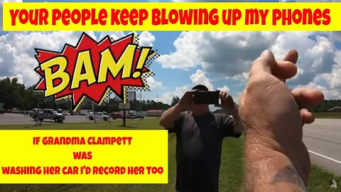 🔴You can't record my wife washing her truck. y'all are blowing up my phone. 1st amendment audit🔵
