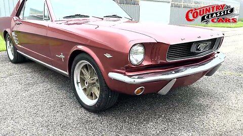 1966 Ford Mustang 289 V8 3-Speed Manual A-Code