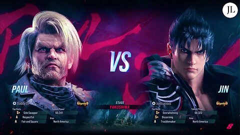 TEKKEN 8 - Paul vs Jin (FT2) (Closed Network Test)