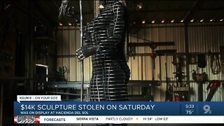 Sculpture worth $14K stolen from Hacienda del Sol
