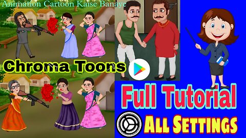 Chroma Toons full tutorial in hindi ! Chroma Toons all Settings tutorial shortcut ! MTT