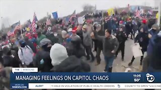 Managing feelings on capitol chaos