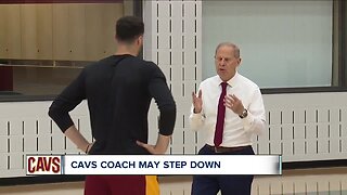 Cavs head coach Jon Beilein is only half way through the first year of his 5 year contract, but it looks like he is considering stepping down