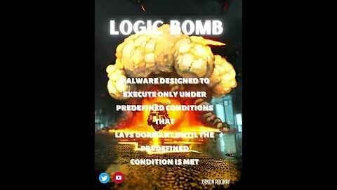 WHAT IS A LOGIC BOMB #cyberpunk2077 #infosec #cybersecurity #malware #cyberattacks #logicbomb