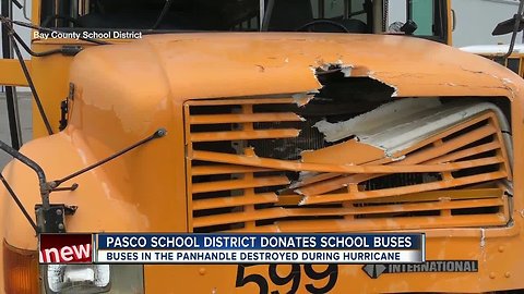 Pasco school district donates school buses