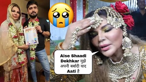 Rakhi Sawant Remembering Husband Adil Khan Durrani At Friend Mohd Danish Wedding Ceremony