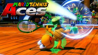 Mario Tennis Aces - Koopa Troopa Gameplay & Special Shot!