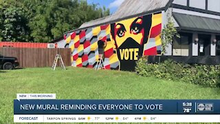Seminole Heights mural looks to inspire people to vote