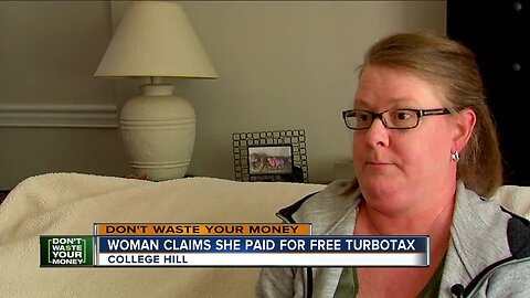 Woman claims she paid for free TurboTax