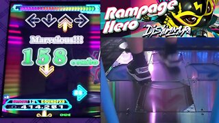Rampage Hero - DIFFICULT (12) - AA#537 (Full Combo) on Dance Dance Revolution A20 PLUS (AC, US)