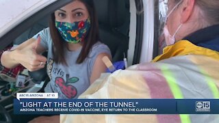 Valley teachers talk vaccine, 'Light at the end of the tunnel'