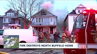 Fire destroys North Buffalo home