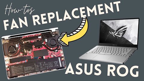 ASUS ROG G14 Laptop Fan Noise Issue| How To Fix & Replace the CPU and GPU Fans