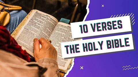 One Minute. 10 Holy Bible Verses